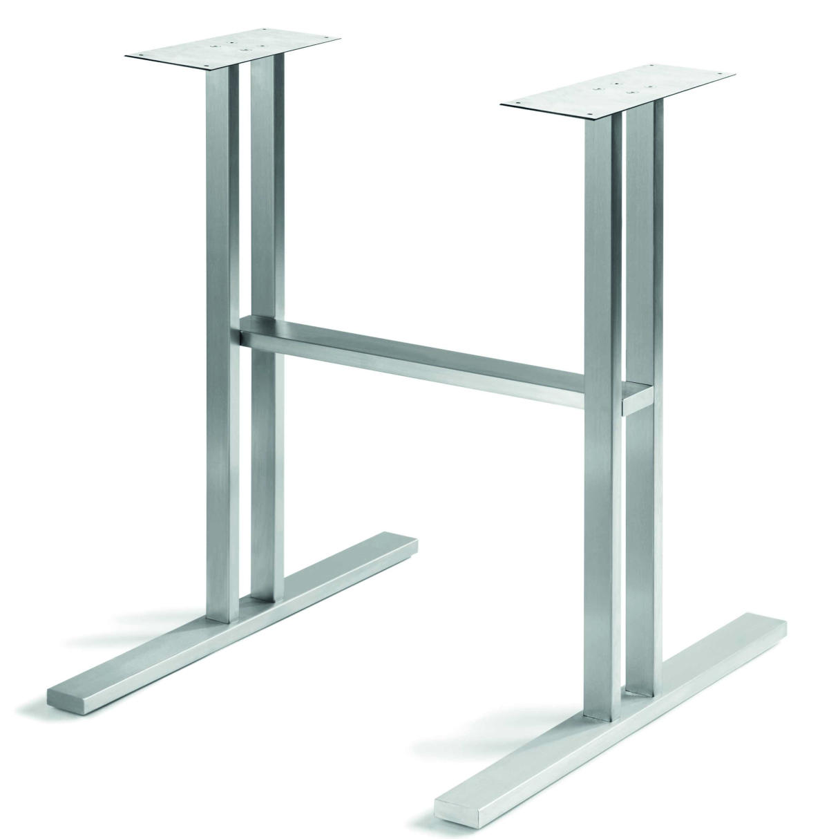 Tischgestell Design 1, Edelstahl matt geschliffen
