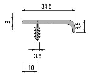 69902067_z1_web Griffleisten Typ H, Lagerlängen 2500mm, Aluminium EV1