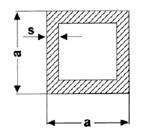 Vierkantrohre Aluminium